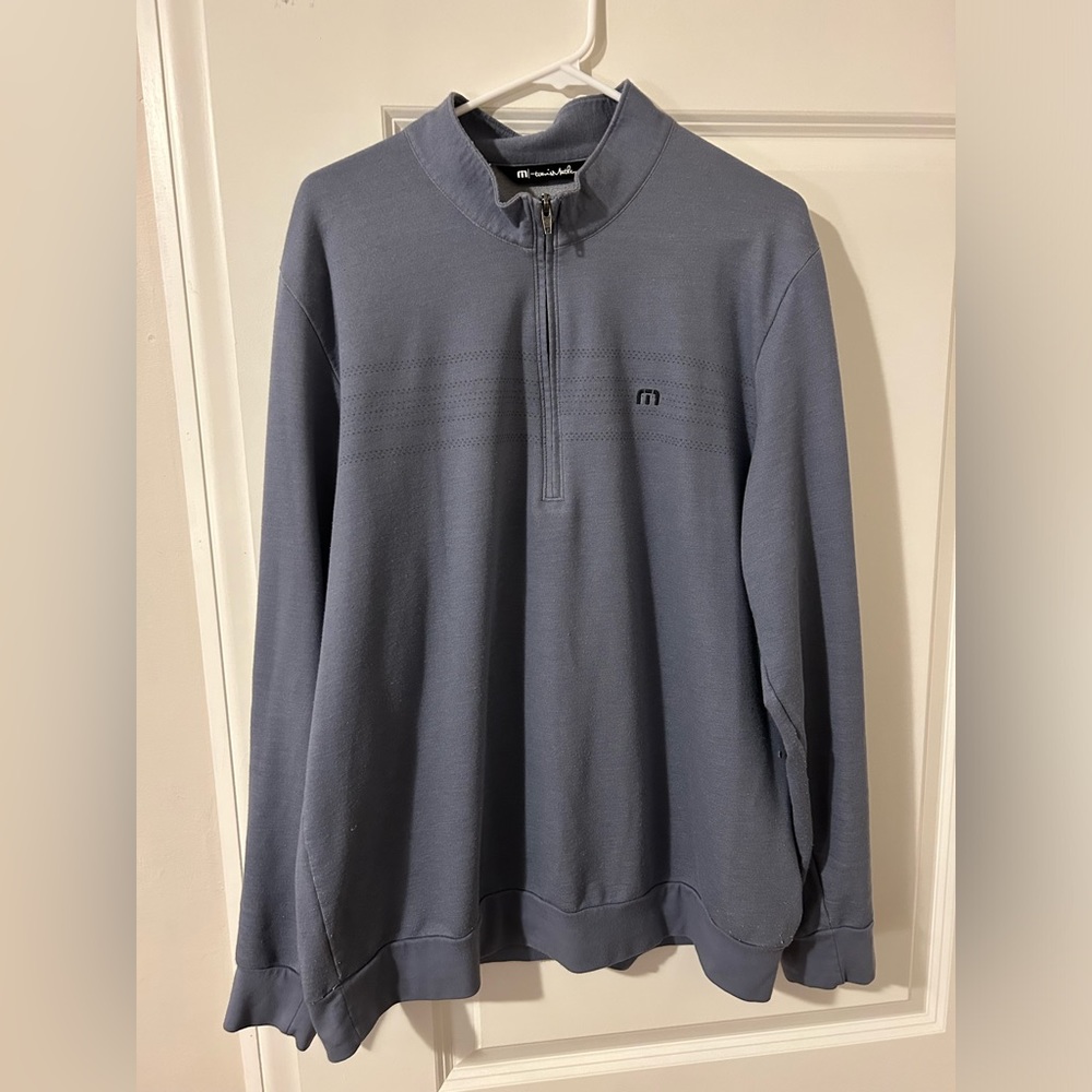 Travis Matthew Quarter Zip - Blue